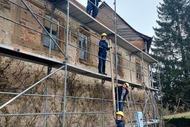 Bau-Tage im Schloss